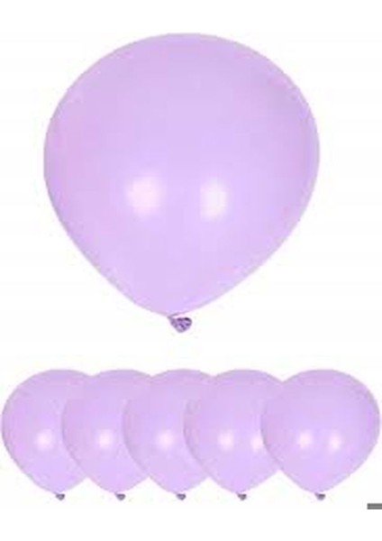 Düz Renk 10'lu Pastel Balon