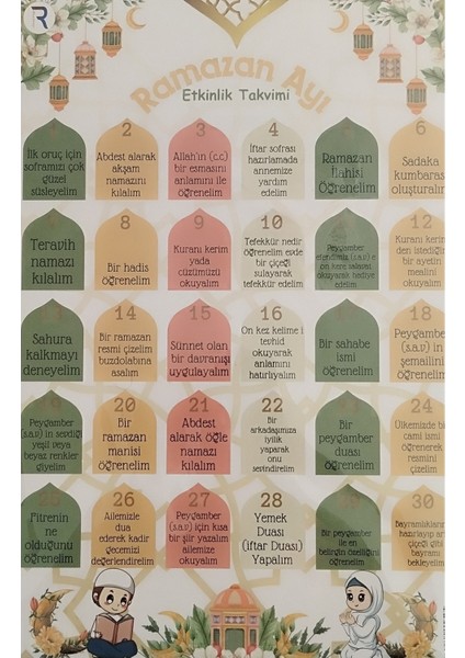 Düvenci Ticaretramazan Ayı Etkinlik Takvimi