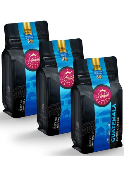 Guatemala Filtre Kahve 3 x 250 gr