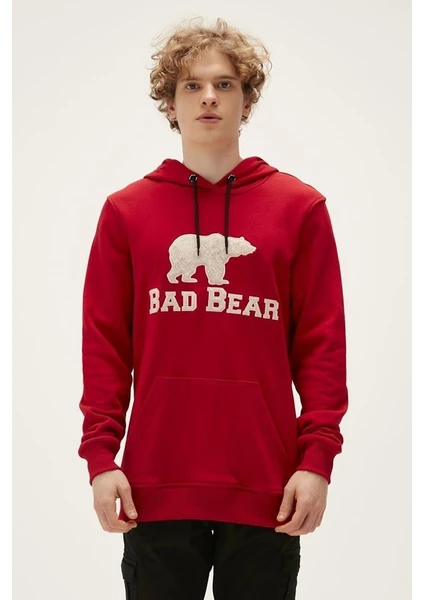 Bad Bear Brand Hoodıe Bordo Erkek Sweatshirt 22.02.12.001-C54