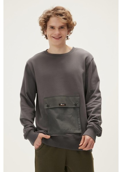 Kangaroo Crewneck Asphalt