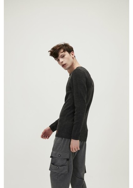 Erkek Antrasit Sweatshirt