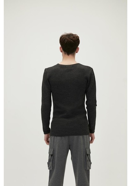 Erkek Antrasit Sweatshirt