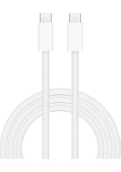 Type-C To Type-C Hızlı Şarj ve Data Kablo iPhone 15 Uyumlu USB-C to USB-C Uyumlu 1 Metre Şarj Kablosu X200