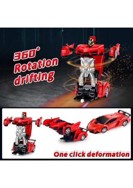 Uzaktan Kumandalı Araba, Erkek Çocuklar Için Oyuncaklar 3 4 5-7 8 Yaşında, 1:18 Ölçekli Rc Araba Dönüşümü Robot Oyuncaklar Çocuklar Için Yeni Yürümeye Başlayan Çocuklar Noel Doğum (Yurt Dışından) fırsatları
