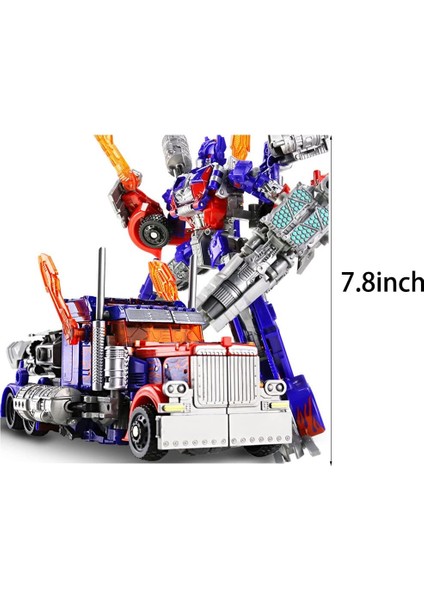 Heroic Optimus Prime Aksiyon Figürü, Deforme Araba Robotu, Manuel Montaj Deformasyon Robotu, Koleksiyonluk 2'si 1 Arada Dönüşen Robotlar, Çok Renkli (Yurt Dışından)