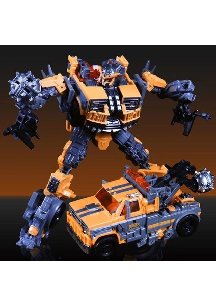 Transformer Qt-01 Battletrap Kodiak Bumblebee Beetle Deformasyon Robotu Op Sütunu Optimus Prime Transformer Oyuncak Stüdyo Serisi Film Versiyonu Araba Robot Modeli 7 Inç (Renk : Tu (Yurt Dışından)