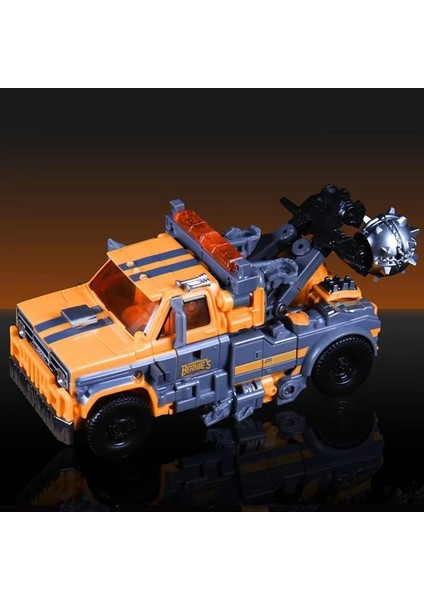 Transformer Qt-01 Battletrap Kodiak Bumblebee Beetle Deformasyon Robotu Op Sütunu Optimus Prime Transformer Oyuncak Stüdyo Serisi Film Versiyonu Araba Robot Modeli 7 Inç (Renk : Tu (Yurt Dışından)