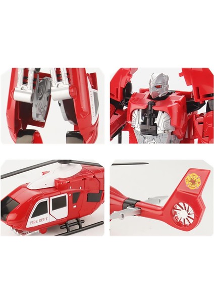 Deforme Olabilen Kurtarma Botu Aksiyon Figürleri, Alaşım Deformasyon Robotları, Film Hayranları Için En Iyi Hediye Koleksiyonu (Itfaiye Aracı) (Red3) (Yurt Dışından) fırsatları