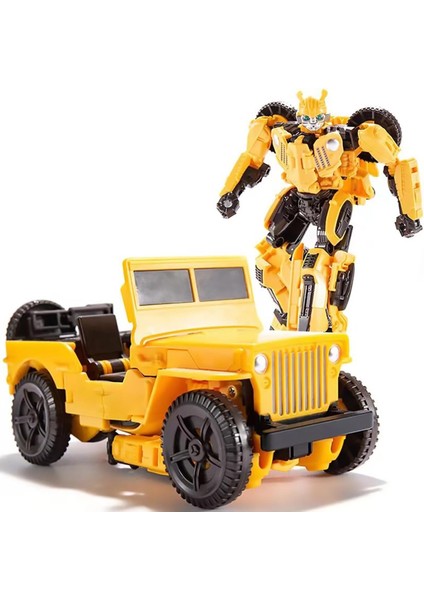Deforme Edilebilir Robot Bumblebee, 7.9 Inç, Alaşım Deformasyon Robotu, Masaüstü Koleksiyonu Süslemeleri Doğum Günü Hediyeleri (Yurt Dışından)