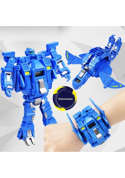 Trafo Dinozor Izle Robot Oyuncaklar, Deformasyon Elektronik Saat Dinozor Hayvan Robot Aksiyon Figürü Oyuncakları Yetişkin Çocuk Erkek Kız Için (Kırmızı) (Yurt Dışından)
