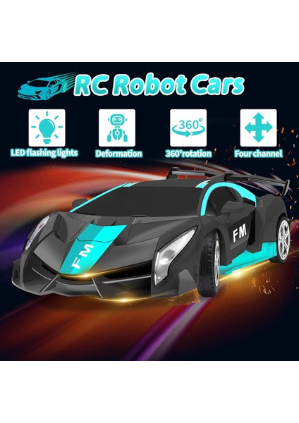 Uzaktan Kumanda Araba, Boys Için Oyuncaklar 3 4 5-7 8 Yaşında, 1:18 Ölçekli Rc Araba Dönüşüm Robot Rc Araba Oyuncaklar Çocuklar Için Noel Doğum Günü Hediyeleri (Yurt Dışından) fiyatları