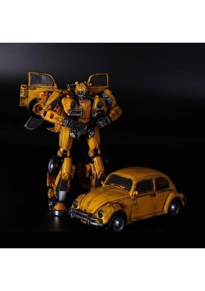 Transformatör Qt-01 Battletrap Kodiak Bumblebee Beetle Deformasyon Robotu Op Sütunu Optimus Prime Transformer Oyuncak Stüdyo Serisi Film Versiyonu Araba Robot Modeli 7 Inç (Renk: P (Yurt Dışından)