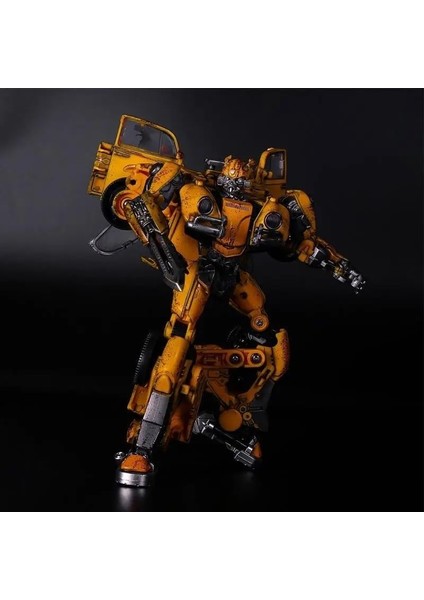 Transformatör Qt-01 Battletrap Kodiak Bumblebee Beetle Deformasyon Robotu Op Sütunu Optimus Prime Transformer Oyuncak Stüdyo Serisi Film Versiyonu Araba Robot Modeli 7 Inç (Renk: P (Yurt Dışından)