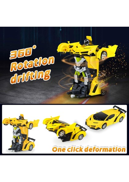 Uzaktan Kumandalı Araba, Erkek Çocuklar Için Oyuncaklar 3 4 5-7 8 Yaşında, 1:18 Ölçekli Rc Araba Dönüşümü Robot Oyuncaklar Çocuklar Için Yeni Yürümeye Başlayan Çocuklar Noel Doğum (Yurt Dışından) fırsatları