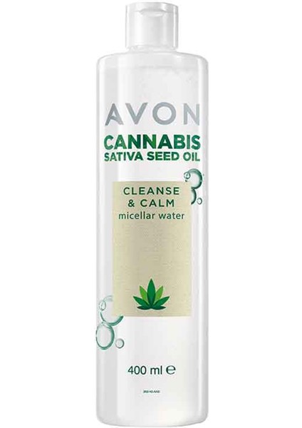 Cannabis Sativa Tohumu Yağı Micellar Cilt Temizleme Suyu 400 ml