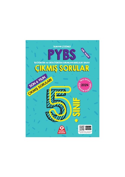 5. Sınıf PYBS Son 6 Yılın Çıkmış Soruları