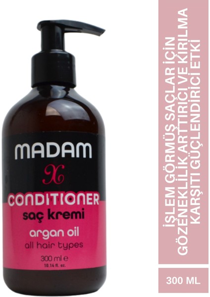Mucizevi Saç Güzelleştirici Krem 300 ml - Argan Saç Kremi