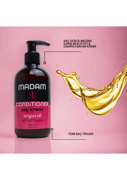 Mucizevi Saç Güzelleştirici Krem 300 ml - Argan Saç Kremi fırsatları