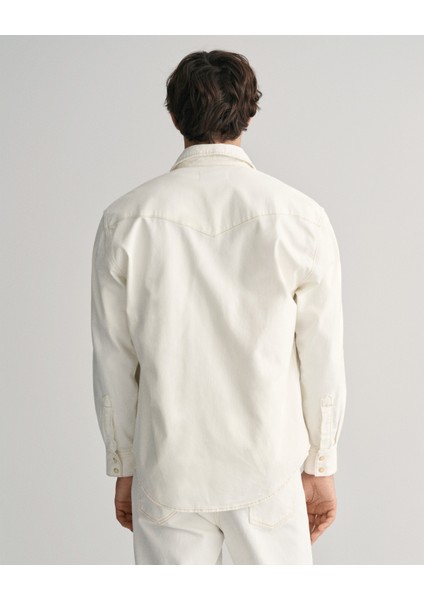 Erkek Bej Relaxed Fit Klasik Yaka Gömlek 3240032.113 modelleri