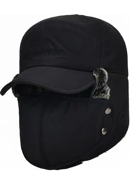 Kışın Maske ve Kalınlaştırılmış Sıcak Şapka ile Donatılmıştır (Yurt Dışından)