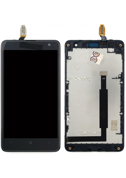 Teknonet Nokia Lumia 625 Uyumlu Aa Kalite Lcd+Dokunmatik+Çıtalı