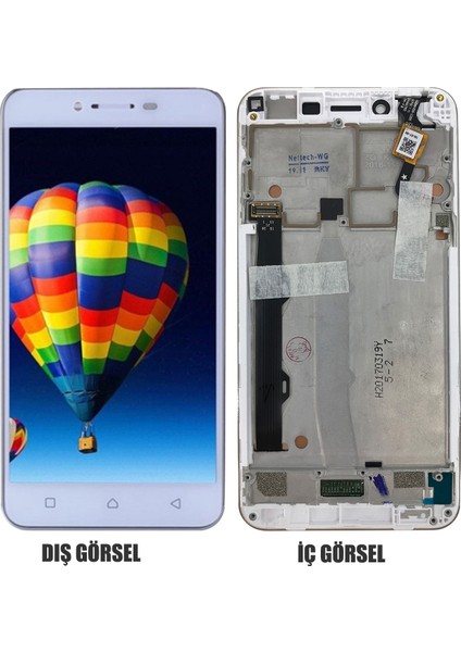 Teknonet Lenovo Vibe K5 Plus Uyumlu Org Lcd+Dokunmatik+Çıtalı
