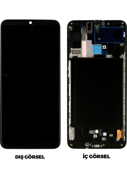 Teknonet Samsung Galaxy A70 Uyumlu OLED Lcd+Dokunmatik+Çıtalı