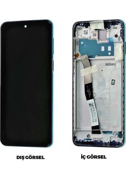 Xiaomi Redmi Note 9 Pro Uyumlu Org Lcd+Dokunmatik+Çıtalı (Yeşil) NT-96415