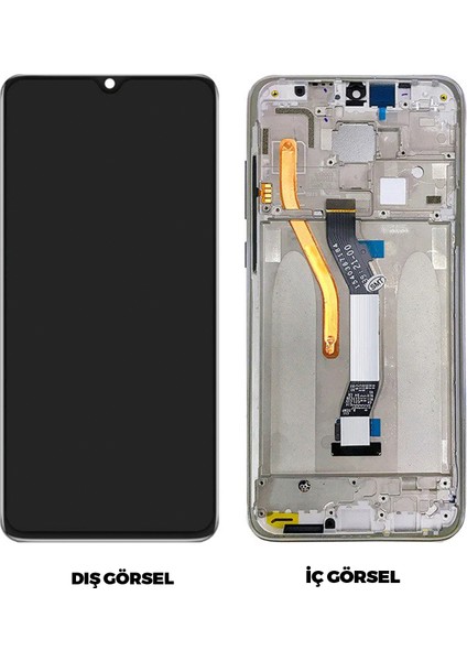 Teknonet Xiaomi Redmi Note 8 Pro Uyumlu Org Lcd+Dokunmatik+Çıtalı