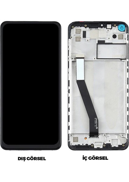 Teknonet Xiaomi Redmi Note 9 Uyumlu Org Lcd+Dokunmatik+Çıtalı