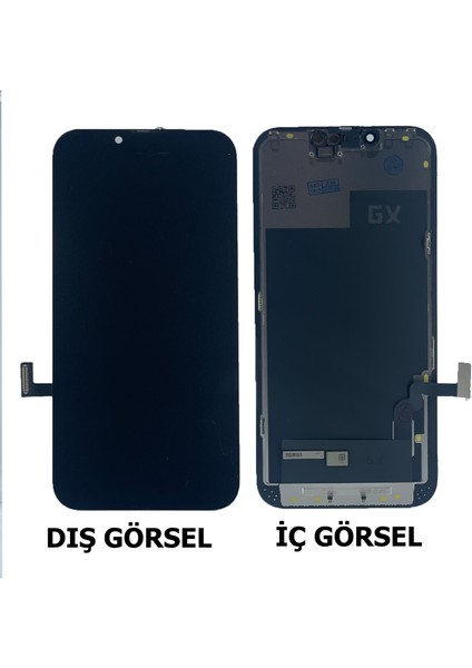 Teknonet Apple iPhone 13 Uyumlu Gx OLED Lcd+Dokunmatik+Çıtalı