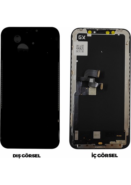Teknonet Apple iPhone x Uyumlu Gx OLED Lcd+Dokunmatik+Çıtalı