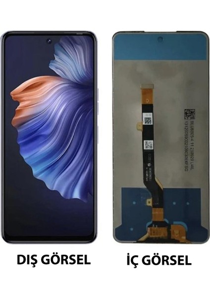 Tecno Camon 18 Uyumlu Org Lcd+Dokunmatik+Çıtalı
