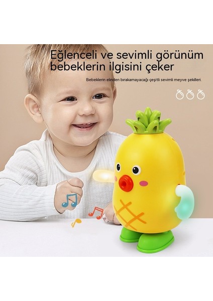 Ses ve Hareket ve Dans Eden Bebek ile 1-3 Yaşındaki Çocuklar Için Yeni Şarkı Söyleyen ve Dans Eden Meyve Elektrikli Oyuncak (Yurt Dışından)