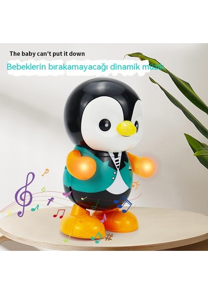 Elektrikli Sallanan Küçük Penguen Bebek Renkli Işıklar Müzik Karikatür Sevimli Dans Çocuk Oyuncak (Yurt Dışından) modelleri