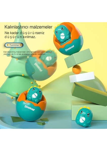Bebek Tumbler Oyuncak Çan ile Amfibi Tumbler Bebek Eğitici Oyuncak Bebek (Yurt Dışından) fiyatları