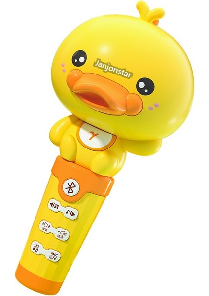 Platypus Çocuk Kablosuz Bluetooth Mikrofon El Mikrofonu Oyuncak Bebek Çok Fonksiyonlu Erken Eğitim Müzik Hikayesi Makinesi (Yurt Dışından)