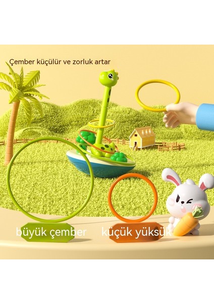 Bebek Karikatür Tavşan Oyunu Sallama Halkası Açık Interaktif Bulmaca Düşünme Eğitimi Erken Eğitim Yürümeye Başlayan Çocuk Fırlatma Oyuncak (Yurt Dışından) fırsatları