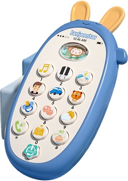 Yeni Bebek Cep Telefonu Oyuncak Çince ve Ingilizce Iki Dilli Erken Eğitim Bulmaca Çiğnenebilir Diş Kaşıyıcı Karikatür Cep Telefonu Hikaye Makinesi (Yurt Dışından)