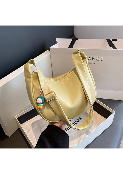 Çok Yönlü Yüksek Kaliteli Doku Moda Taze Yeni Tek Omuz Messenger Koltuk Altı Kadın Çantası (Yurt Dışından)