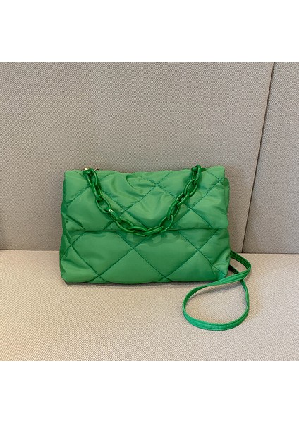 Yeni Zincir Çanta Modaya Uygun Moda Messenger Yabancı Hava Eşkenar Dörtgen Bayan Çanta Atmosferik Tüm Maç Omuz Çantası (Yurt Dışından)