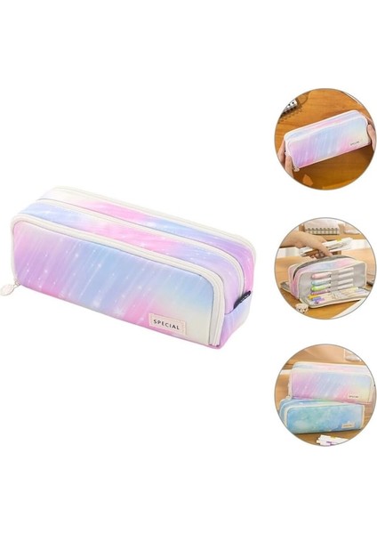 Heamor Büyük Kapasiteli Kalem Çantası Üç Katmanlı Kalem Organizatör Fermuarlı Kalem Kutusu Kalem Çantası Kırtasiye Organizatör Para Çantası Anahtar Çantası Öğrenciler Için Kalem Kutusu (Yurt Dışından) modelleri