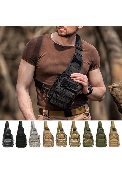 Siyah-Askeri Taktik Çanta Yürüyüş Trekking Tırmanma Omuz Çantaları Kamp Avcılık Sırt Çantası Balıkçılık Doğa Sporları Omuz Paketi (Yurt Dışından) indirimleri