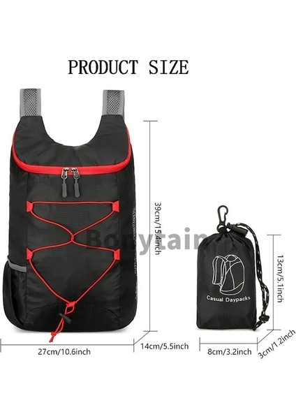 Sky Blue-Açık Büyük Kapasiteli Sırt Çantası Katlanabilir Kamp Sırt Çantası Anti-Sıçrama Seyahat Yürüyüş Paketlenebilir Sırt Çantası Erkekler Kadınlar Için Spor Çantası (Yurt Dışından) indirimleri