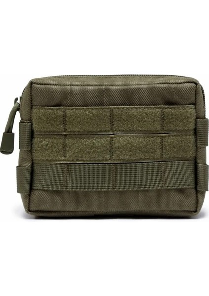 Ordu Yeşil-Askeri Molle Kılıfı Taktik Kemer Bel Çantası Açık Spor Su Geçirmez Telefon Çantası Bisiklet Edc Aracı Cep Avcılık Fanny Paketi (Yurt Dışından)