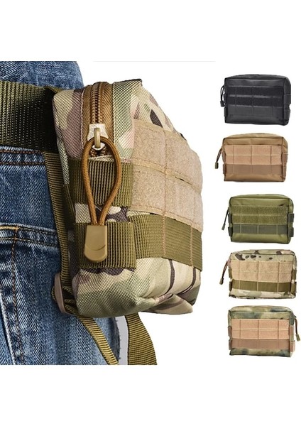 Ordu Yeşil-Askeri Molle Kılıfı Taktik Kemer Bel Çantası Açık Spor Su Geçirmez Telefon Çantası Bisiklet Edc Aracı Cep Avcılık Fanny Paketi (Yurt Dışından) fiyatları