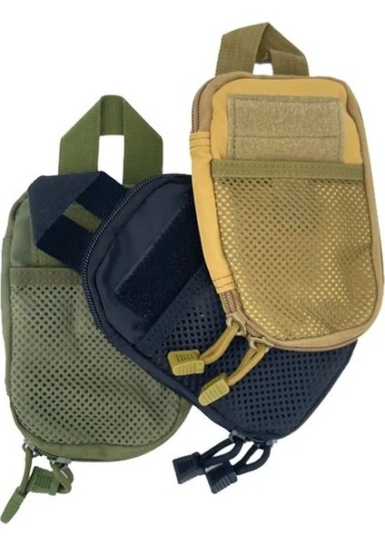 Armygreen-Askeri Edc Molle Kese Örgü Araçları Aksesuar Torbalar 1000D Naylon Taktik Bel Av Çantaları Açık El Feneri Dergi Cebi (Yurt Dışından)