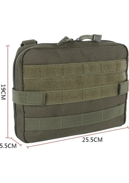 Siyah Taktik Molle Tıbbi Kese Büyük Organizatör Yardımcı Askeri Açık Seyahat Kamp Yürüyüş Avcılık Aksesuarları Edc Bel Çantası (Yurt Dışından) indirimleri