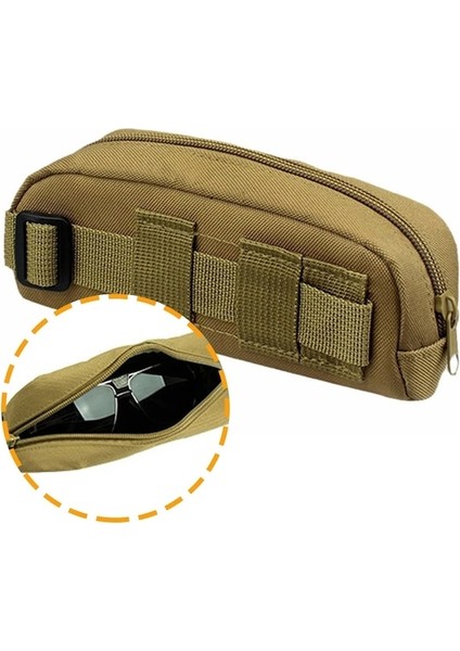Haki-Taktik Naylon Açık Güneş Gözlüğü Durumda Taşınabilir Fermuar Molle Edc Kılıfı Kamp Gözlüğü Kutusu Bel Askeri Avcılık Asılı Çanta (Yurt Dışından) modelleri
